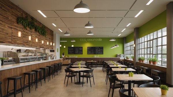 Cafétéria d'entreprise Éco-responsable : savourez la durabilité